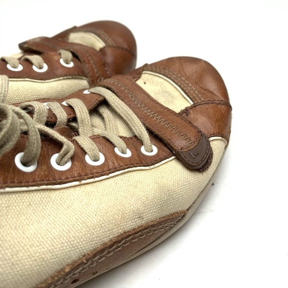 MERRELL PIROUETTE Brown Leather Canvas Shoes sz 6 - Picture 4 of 12